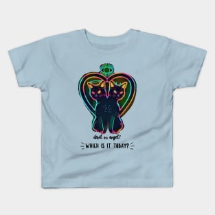 Devil or Angel, which is it today? Kids T-Shirt